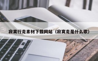 浙江寂寞行走素材下载网站（寂寞走是什么歌）